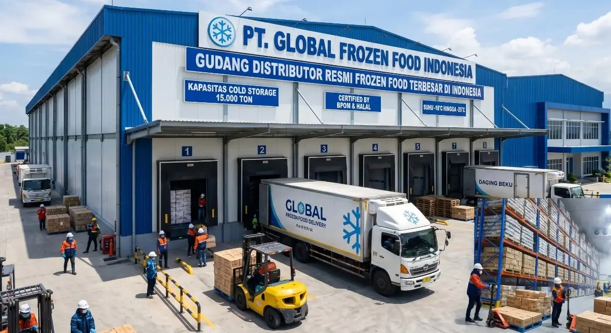 Gudang Penyimpanan Distributor Frozen Food Resmi di Indonesia